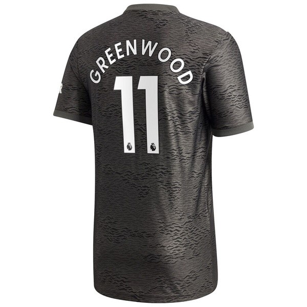 Camiseta Manchester United NO.11 Greenwood 2ª Kit 2020 2021 Negro